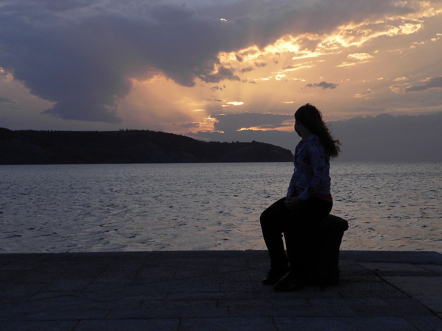 sunset by Tina Setnikar