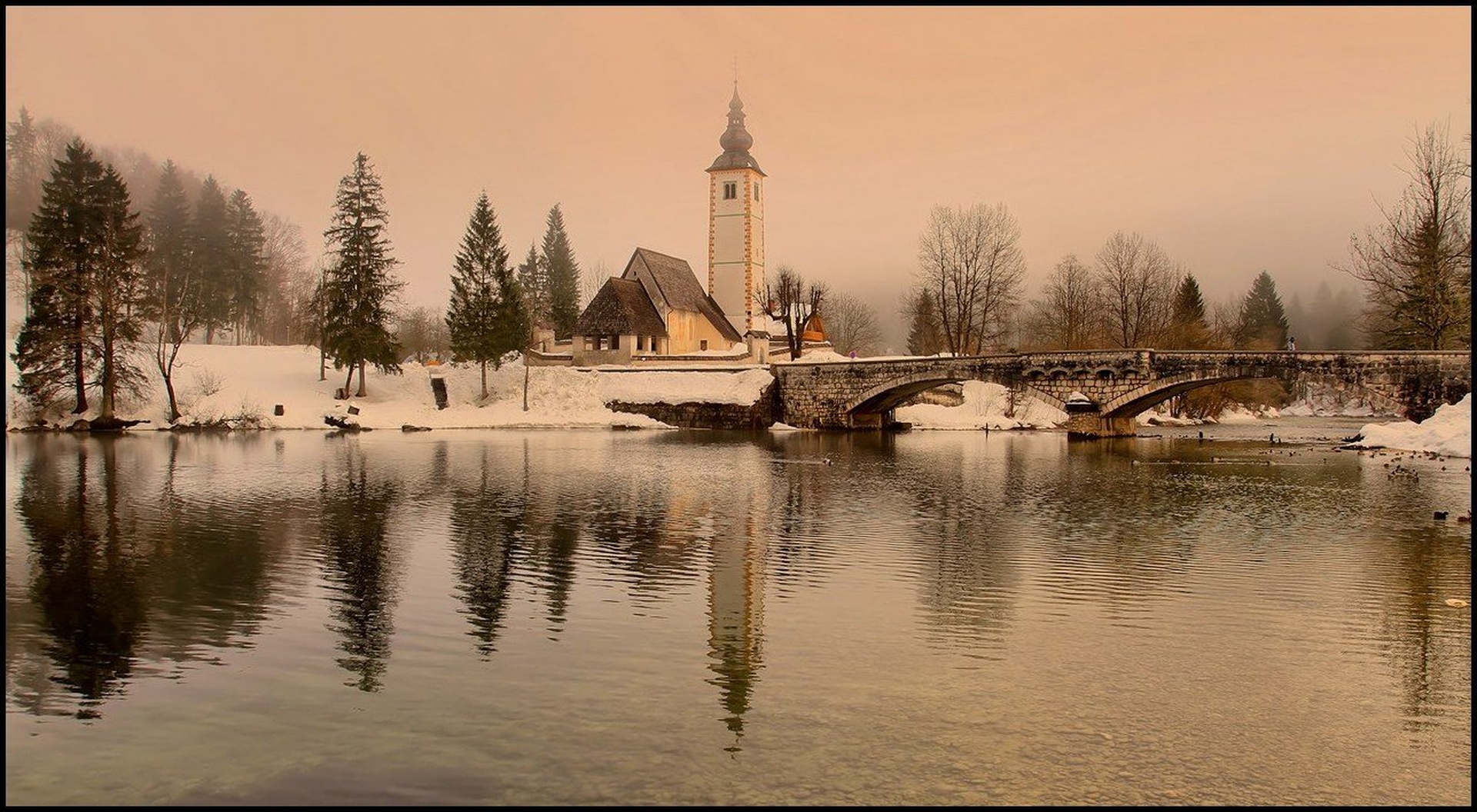 megleno jutro ob jezeru by anže papler