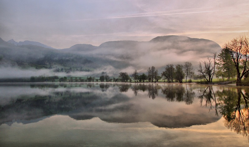 Mystical lake by anže papler
