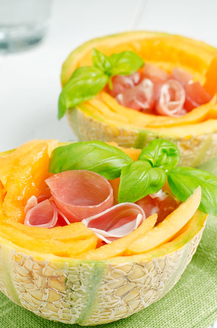 Melon with prosciutto by Natalija Šahraj