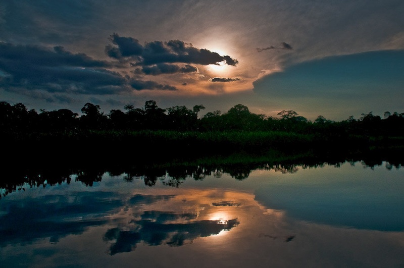 Napo river by Gorazd Golob
