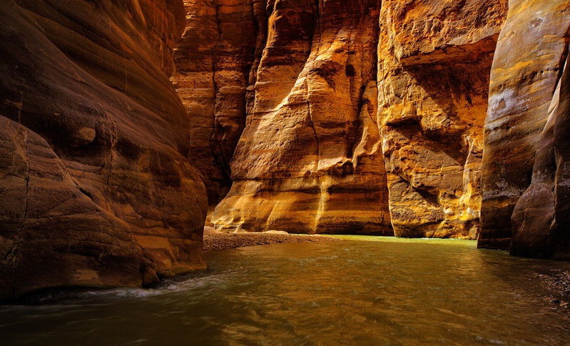 Canyon Wadi Muib, Jordan by Klempa