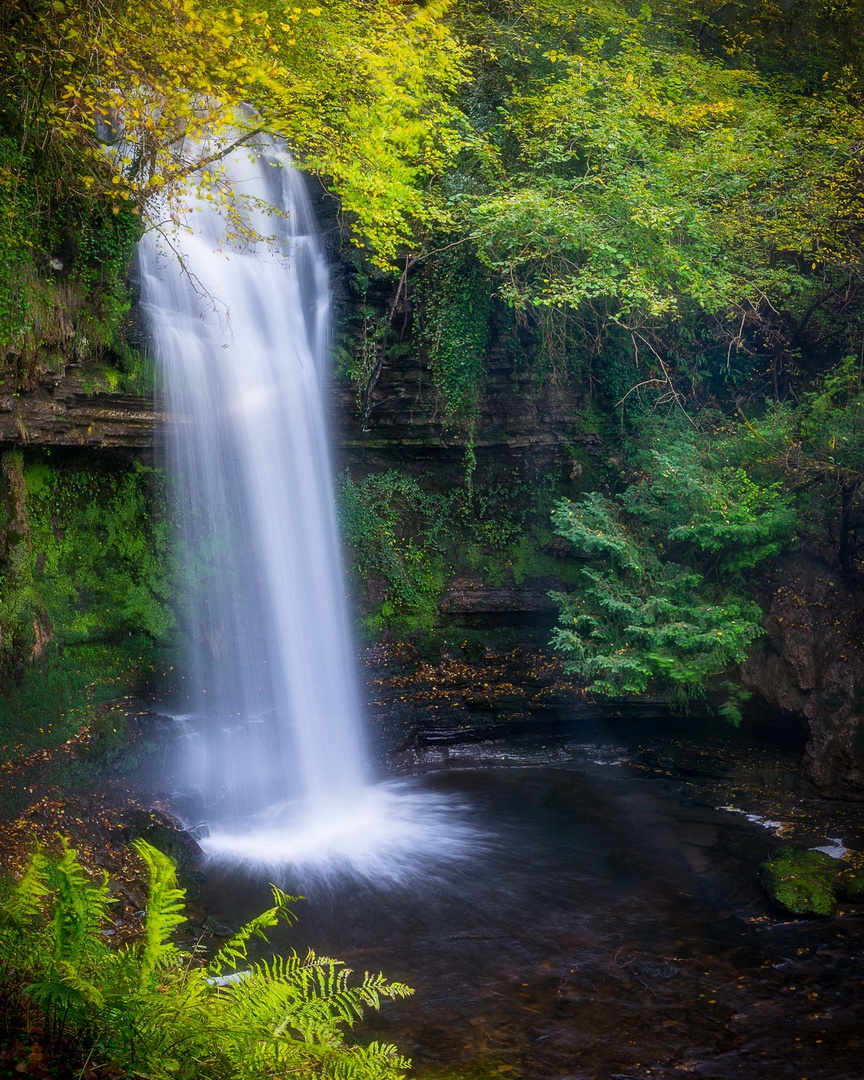 Glencar Waterfall by Aljaz Vidmar