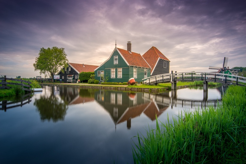 Zaanse Schans jutro by Aljaz Vidmar