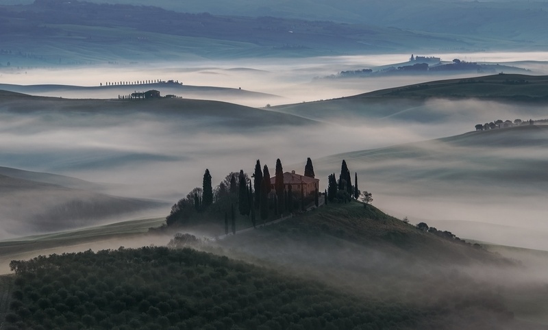 Toscana - Belvedere. by Miro Ažman