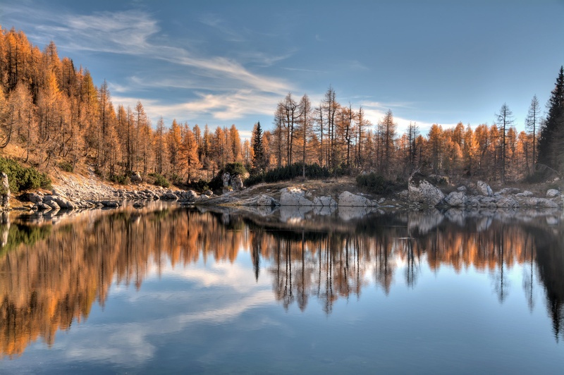 Jesensko Dvojno jezero by Aleš Frelih