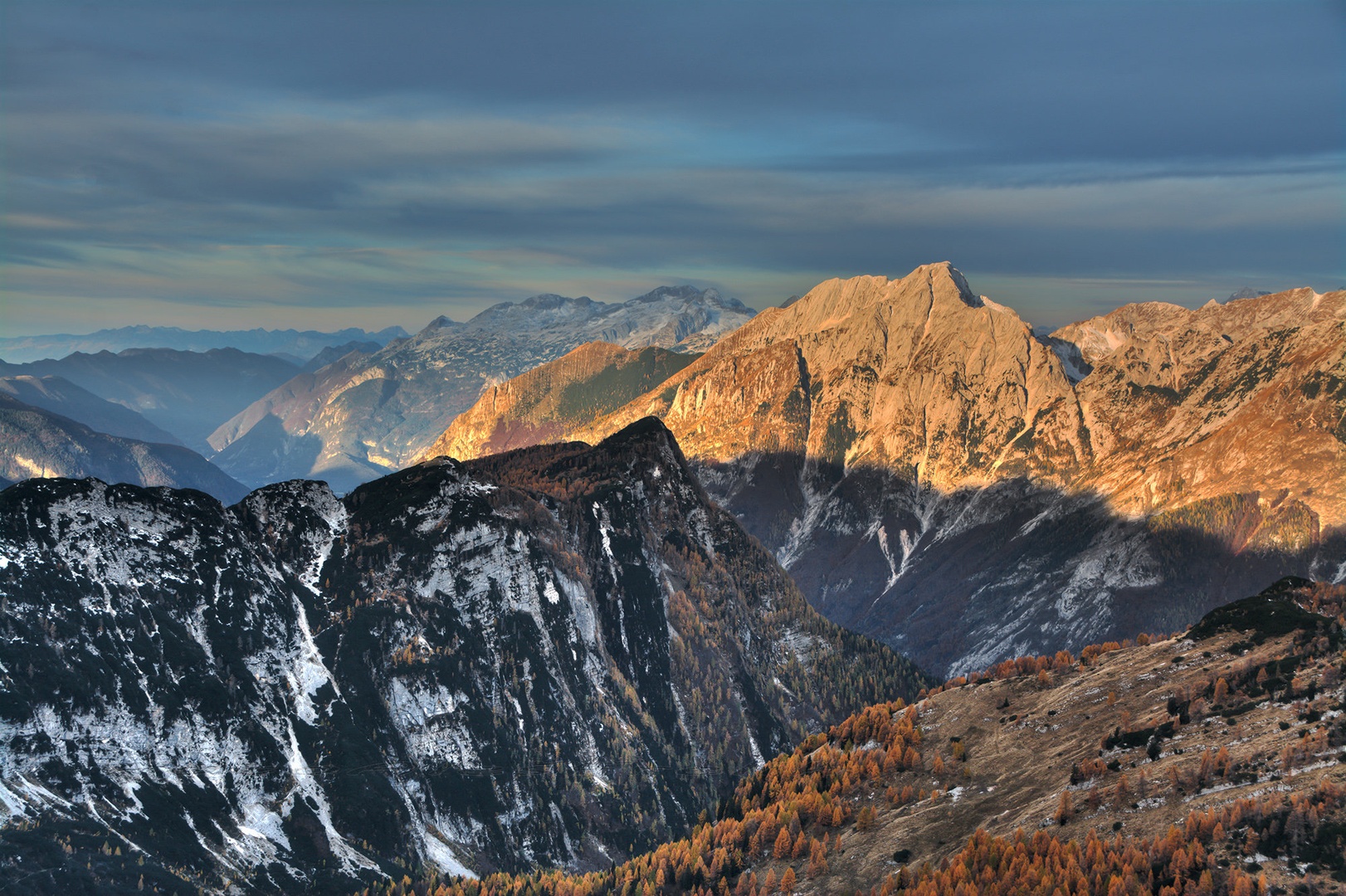 Nad dolino Soče by Aleš Frelih