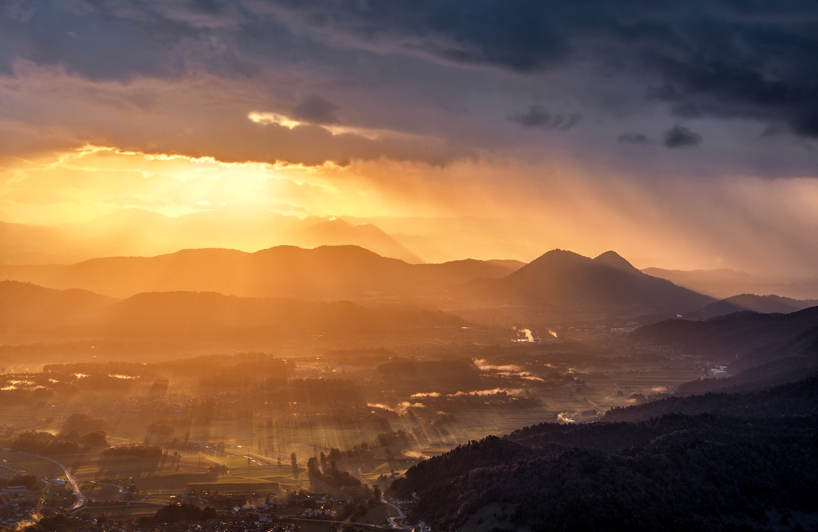 Deževno jutro by Aleš Frelih