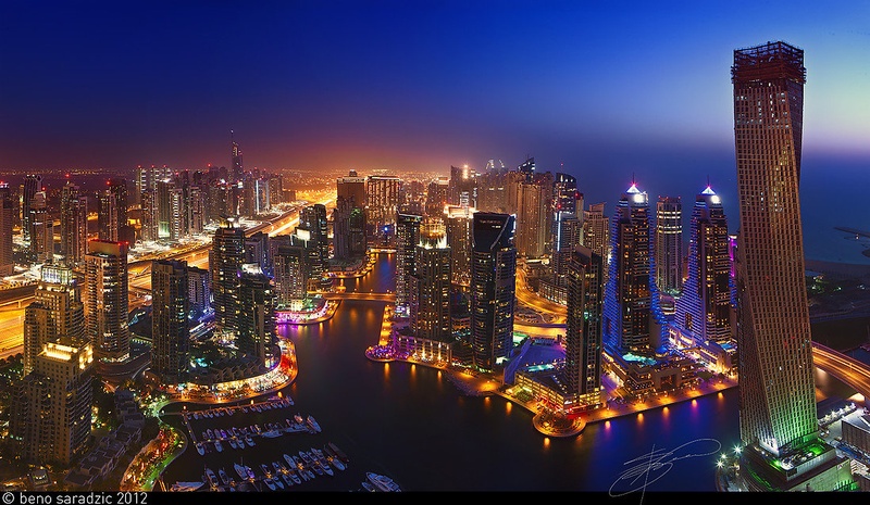 Dubai Marina by Beno Saradzic