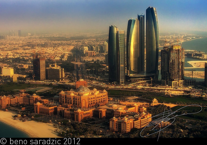 Etihad Towers in Emirates Palace Hotel by Beno Saradzic