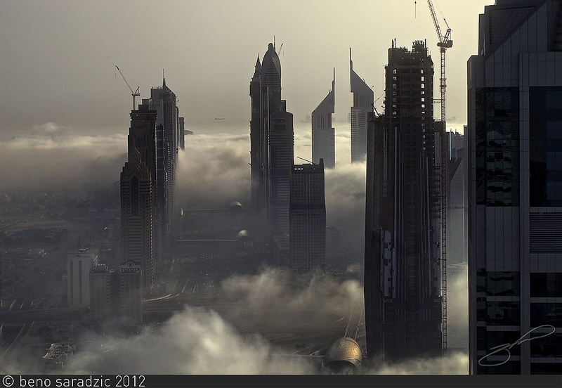 Dubai - Sheikh Zayed Road by Beno Saradzic