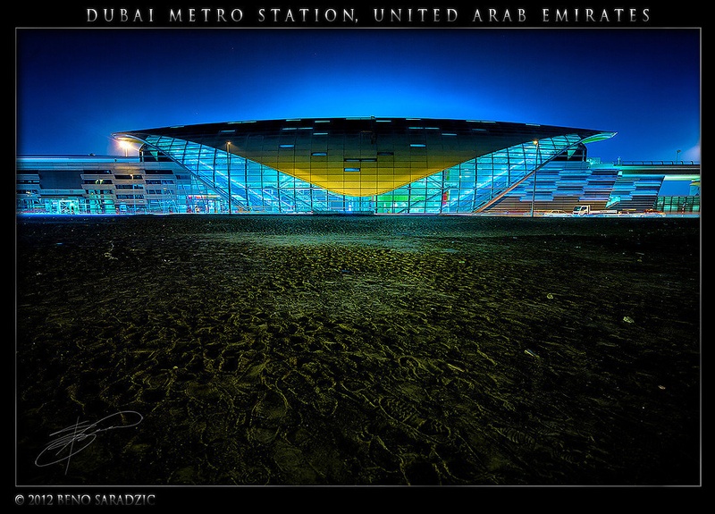 Dubai Metro by Beno Saradzic