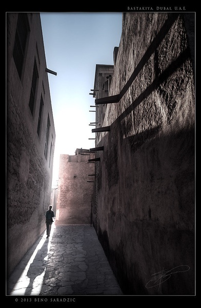 Bastakiya, stari Dubaj by Beno Saradzic