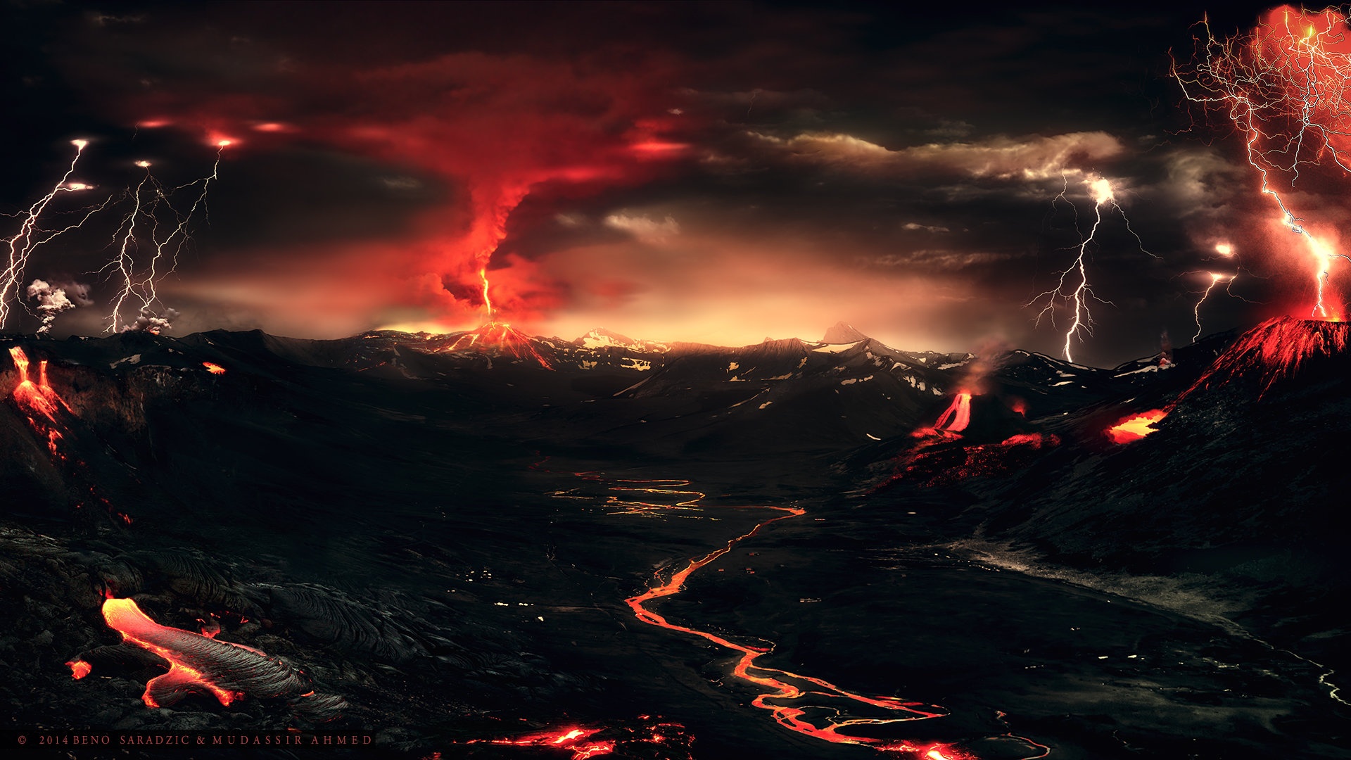Valley Of The Shadow Of Death by Beno Saradzic