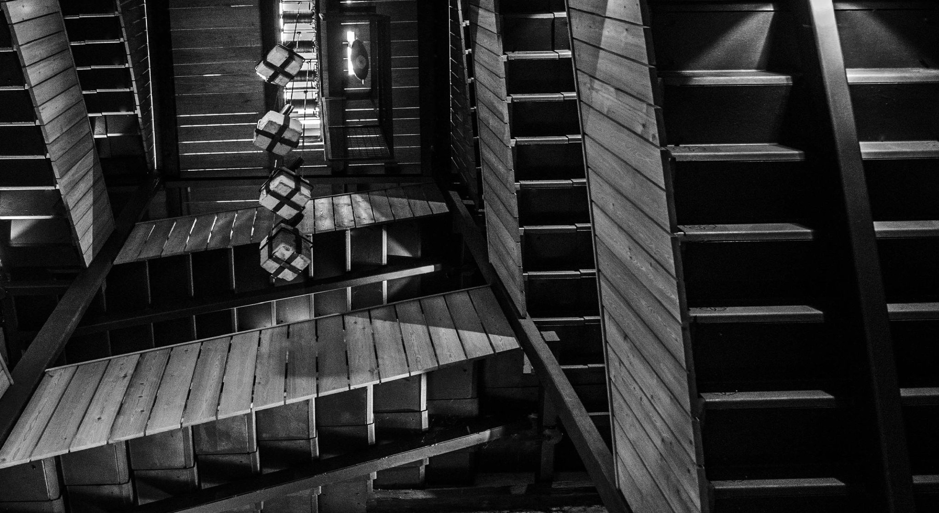 Stairs labyrinth by Igor Jerman