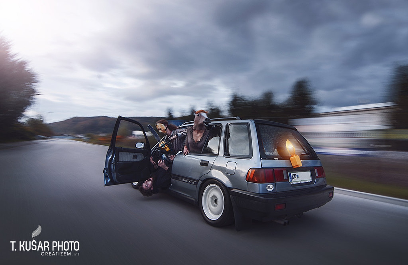Halloween drive by Tine Kušar