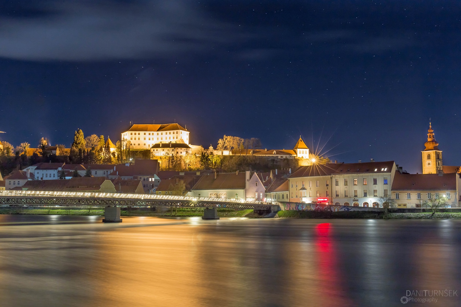 Ptuj at night by Danijel Turnšek