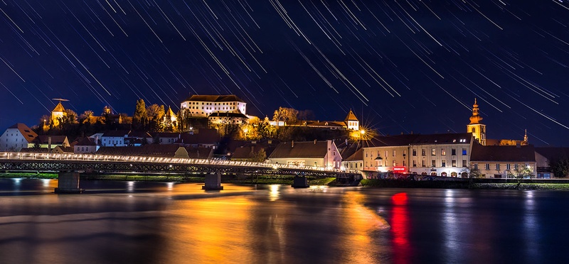 Ptuj at night by Danijel Turnšek
