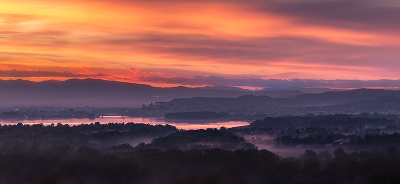 Večerni pogled na Ptuj by Danijel Turnšek