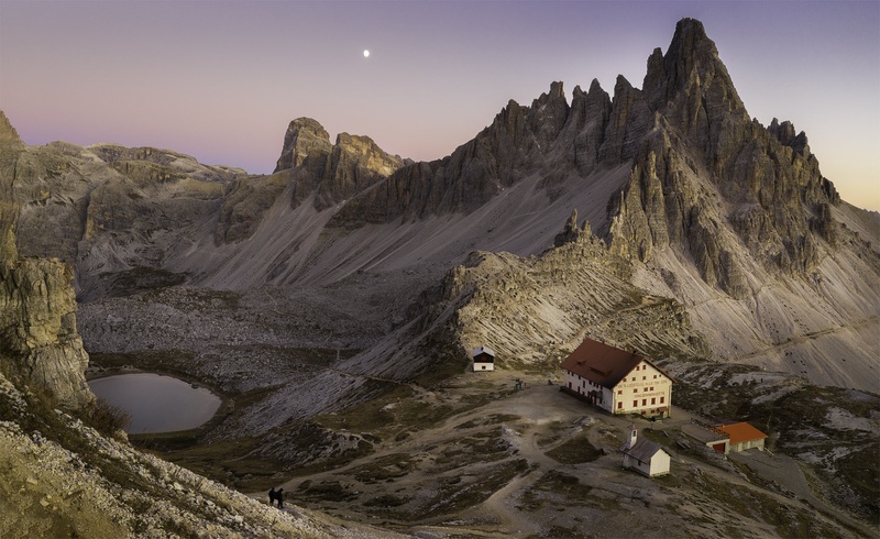Sončni zahod v Dolomitih by Danijel Turnšek