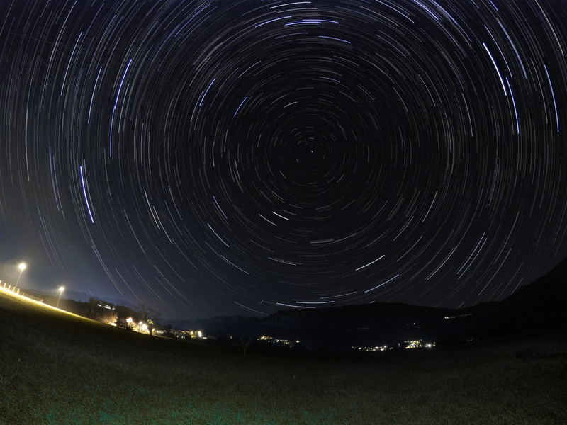 star trails by Kevin Lozar