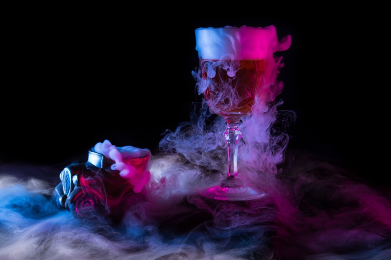 Glass of magical smoke by Kevin Lozar