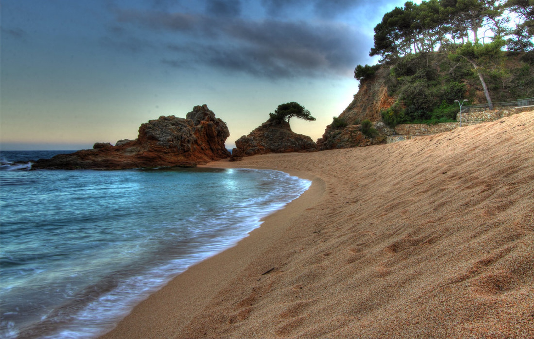 lonely beach by sebastjan čebular