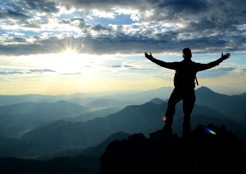 On the top of the world! by Nancy