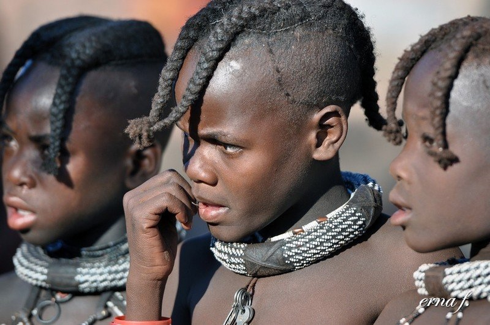 Young Himba girls by juvena