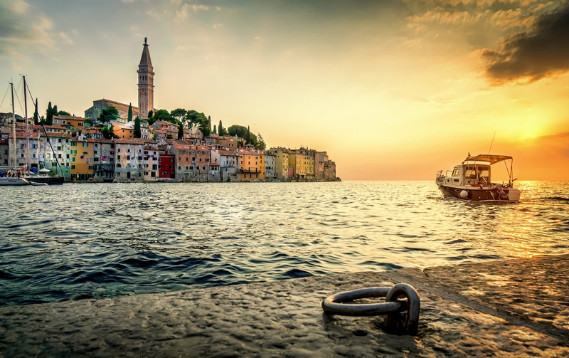 Rovinj sunset by Jure Murovec