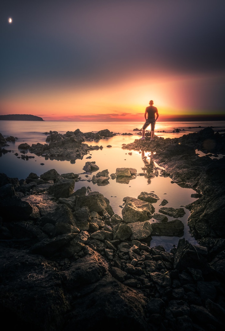 "Man at sunset" by Robi DebevcKvocka: Photography