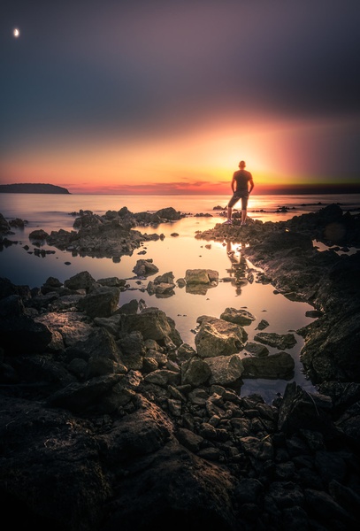 "Man at sunset" by Robi DebevcKvocka: Photography