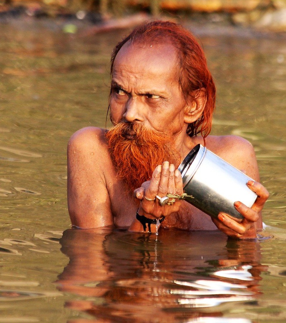 Indian man by Tina Flego