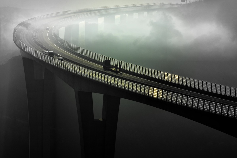 Črnokalski viadukt by Miha Crnic