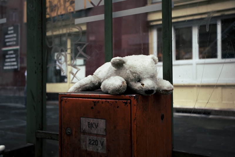 Abandoned childhood by Jure Gubanc