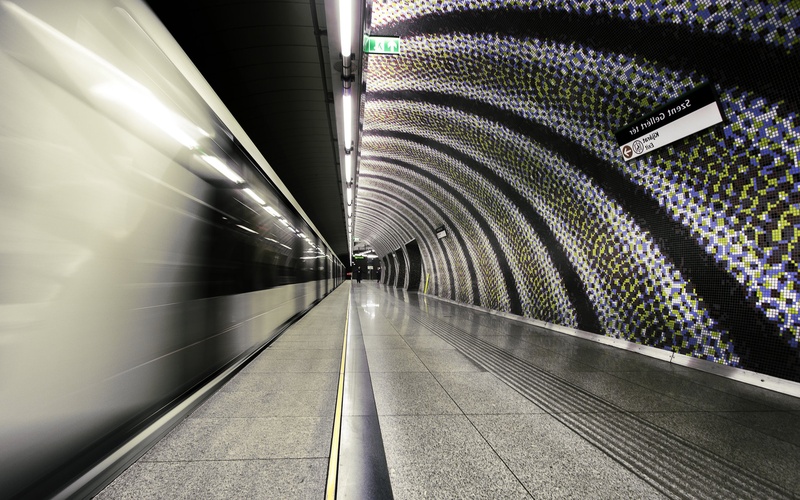 Metro vortex by Jure Gubanc