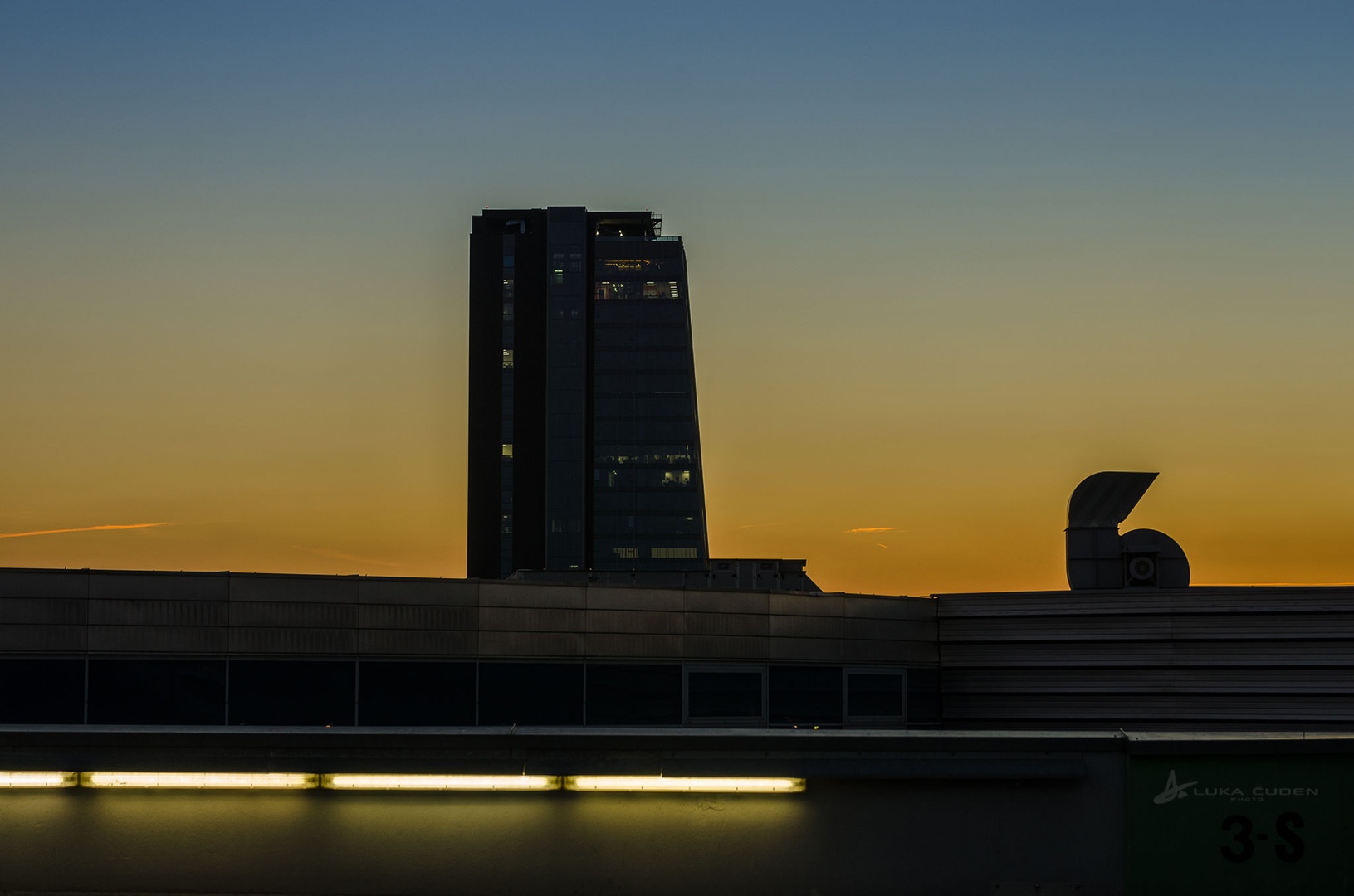 Industrial sunset by Luka Čuden