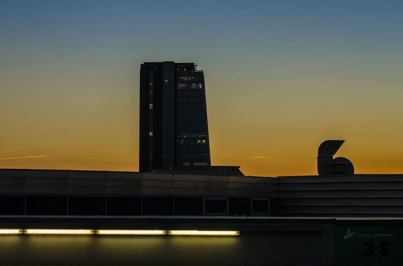 Industrial sunset by Luka Čuden