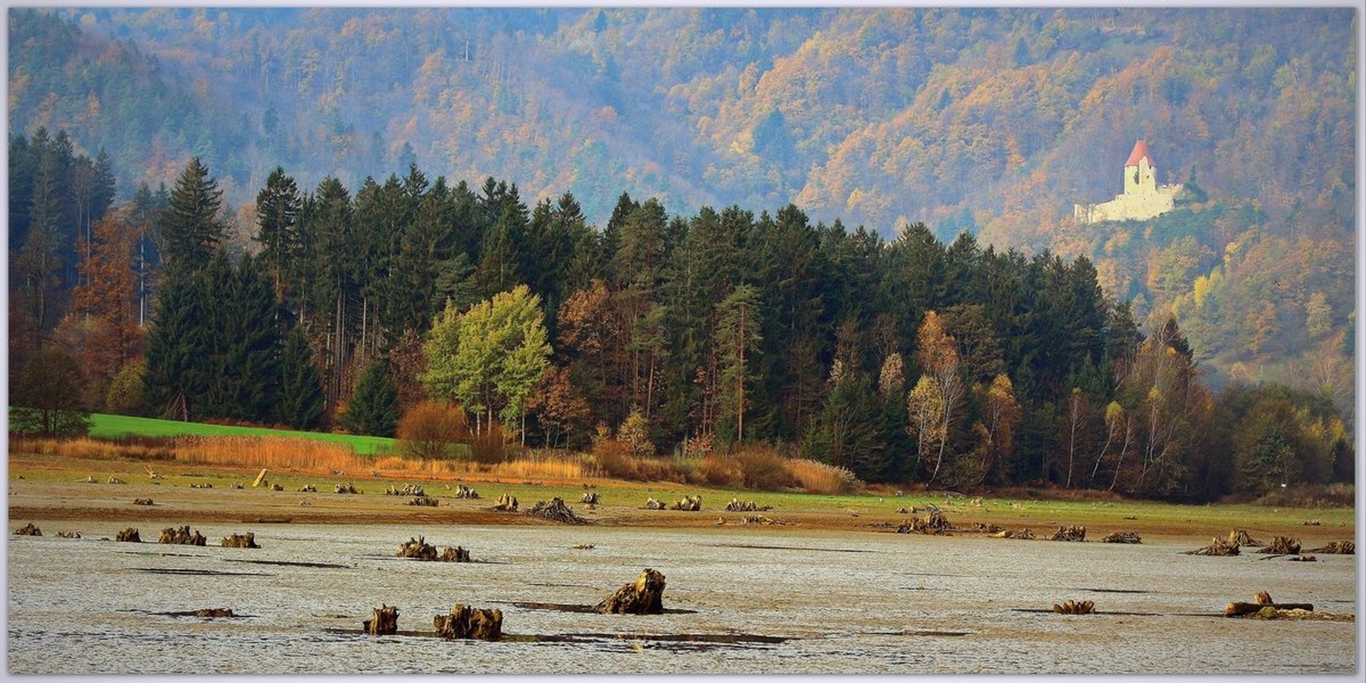 Žovneško jezero....z gradom by Jani Matko