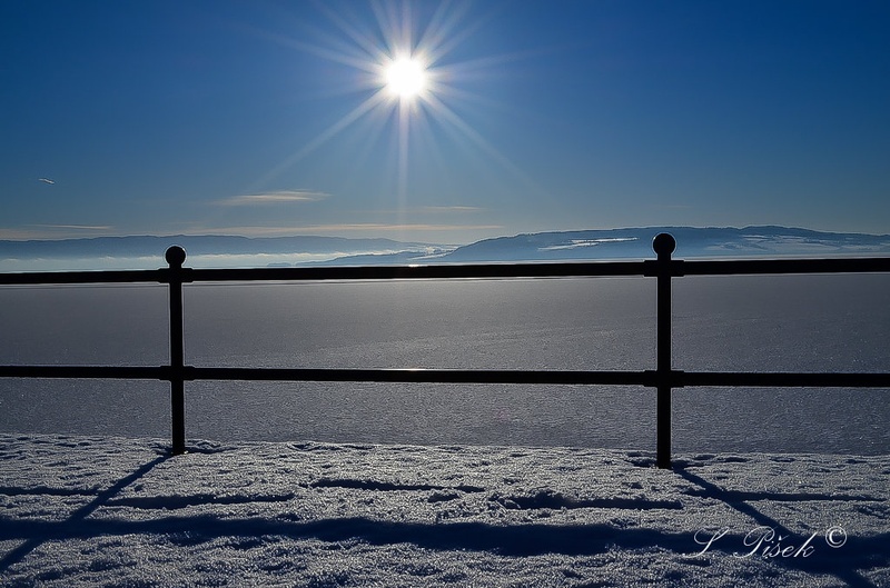 ~ Frozen Lake & Almighty Sun ~ by Sebastijan Pišek