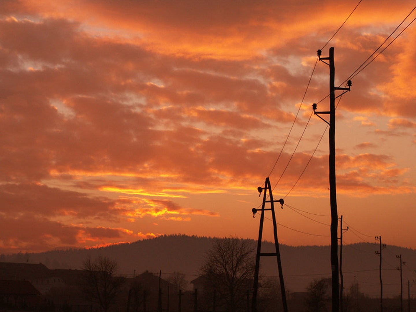 Electric sunset II by