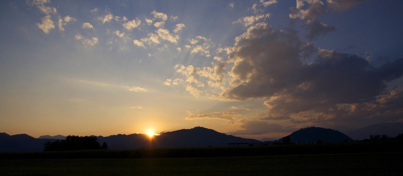 sunset by Jaka