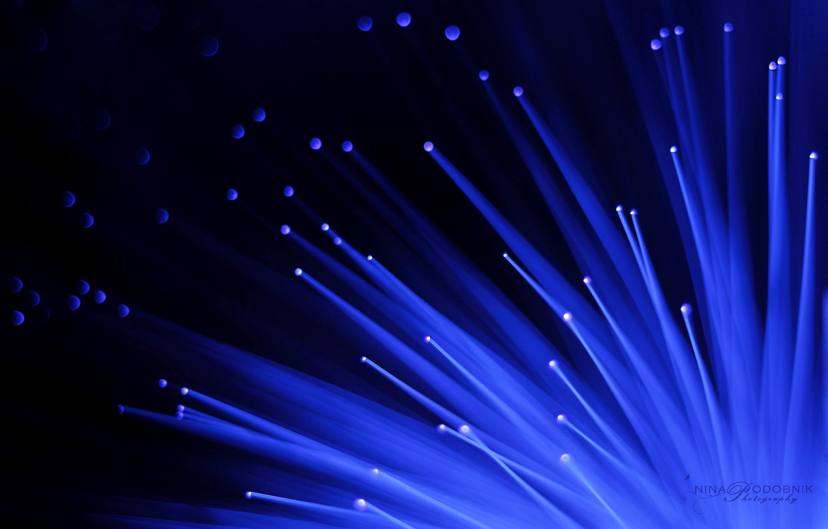 Blue lights by Nina Podobnik