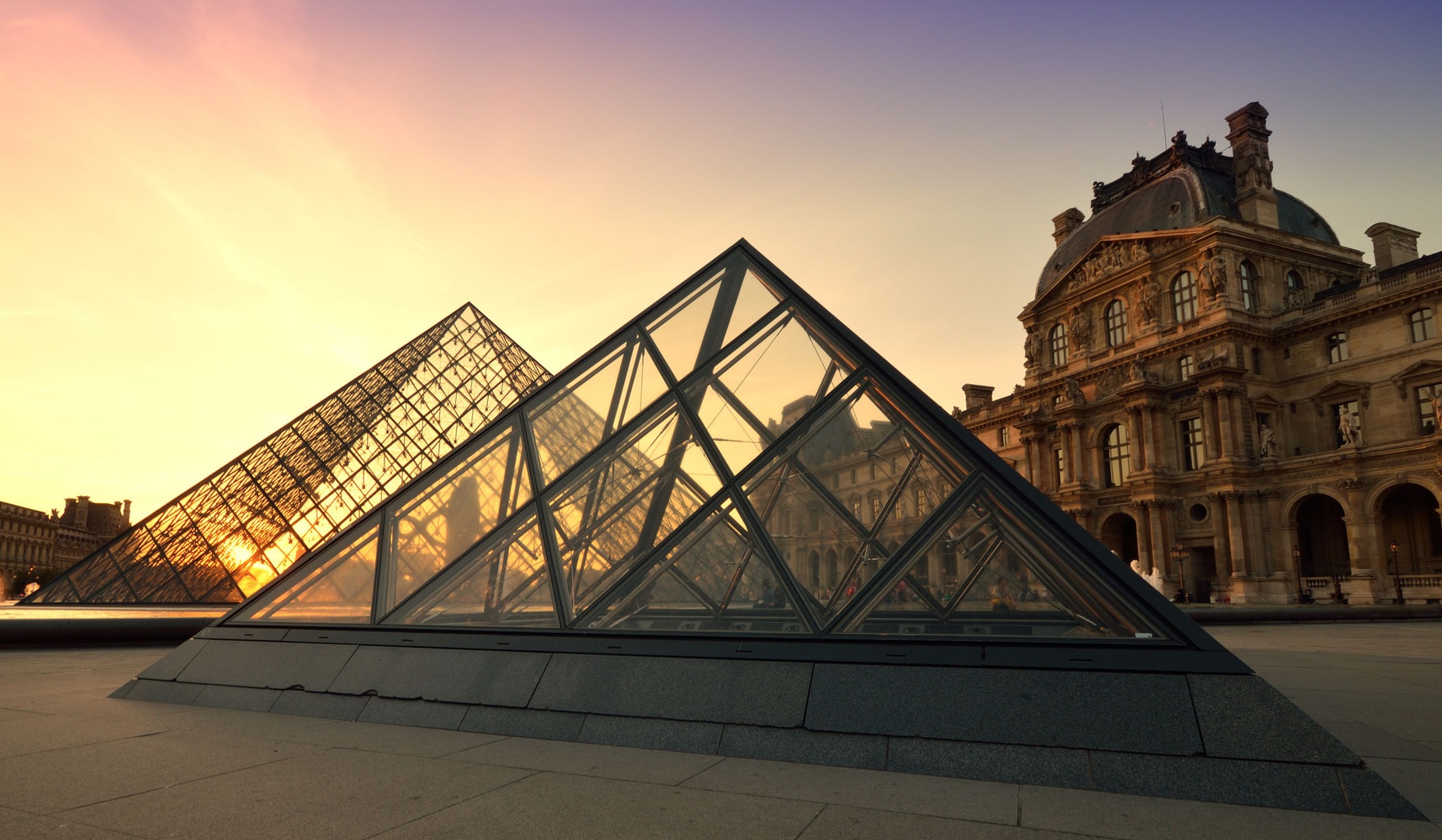 Louvre Pyramid by Matjaz Jerman