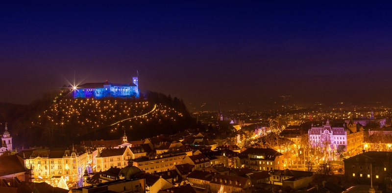 Blue castle by Sups