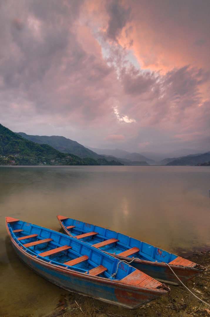 Phewa Lake by Tanis Kodrun