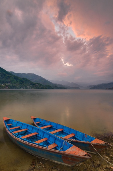 Phewa Lake by Tanis Kodrun