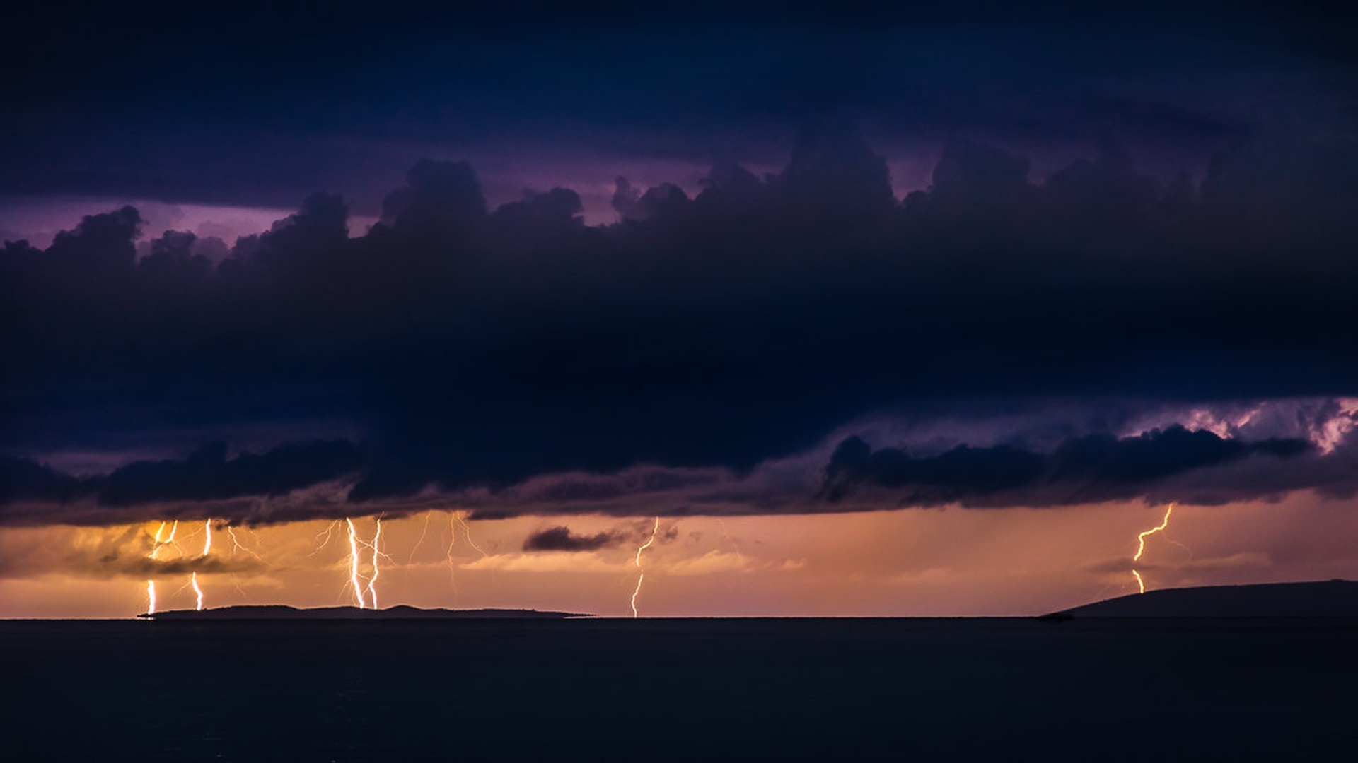 Over the sea by Mark Jarc