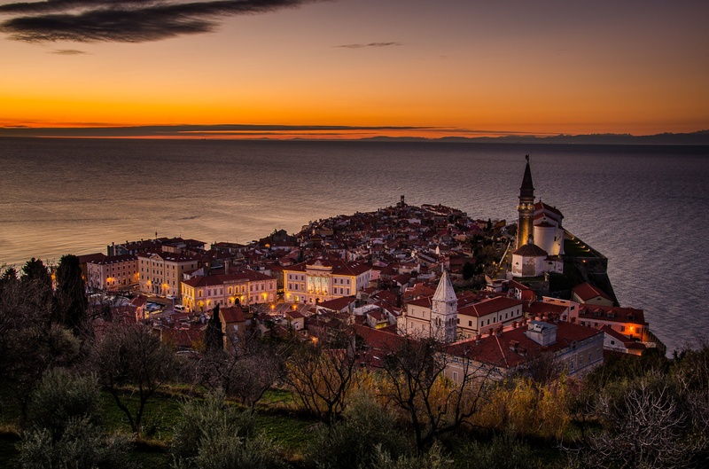 Večerni Piran by Miran