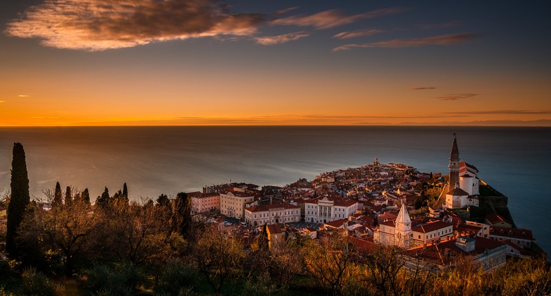 Večerni Piran v 45 sekundah by Miran